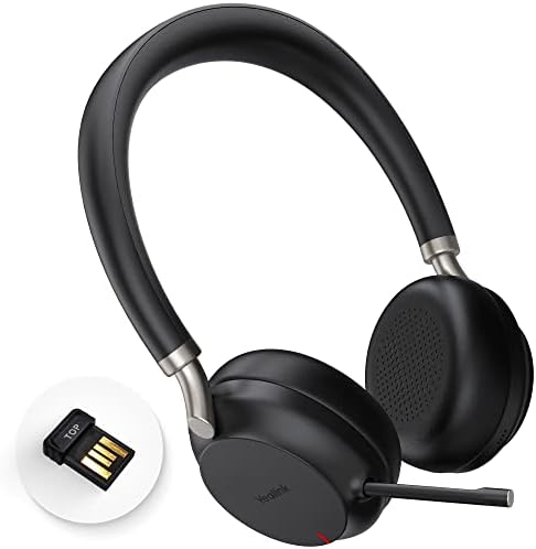Yealink BH72 Lite Bluetooth Headset Mikrofonnal Vezeték nélküli Fülhallgató Csapat & Zoom Minősített Iroda Fejhallgató zajszűrős Mikrofon