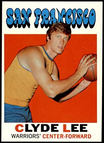 1971 Topps 12 Clyde Lee Golden State Warriors (Kosárlabda Kártya) EX/MT Harcosok Vanderbilt