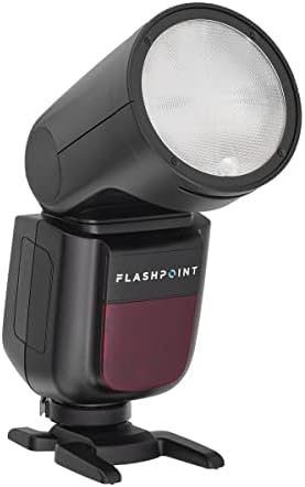 Flashpoint 2X Zoom Li-X R2 TTL-Kamera Kerek Vaku Canon Speedlight (Godox V1) + Flashpoint R2 Pro Mark II 2,4 GHz-es Vezeték nélküli Vaku