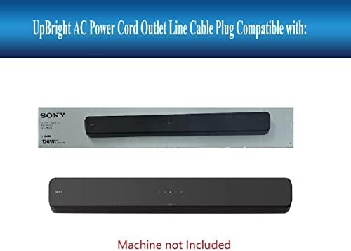 UpBright AC a Tápkábelt Konnektor Aljzat Kábel Csatlakozóját Vezető Kompatibilis Sony HTS100F HT-S100F HT-S400 HTS400 S100F 2.0 ch Soundbar