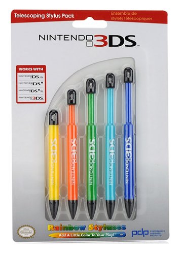 Nintendo 3DS Szivárvány Stylus Pack