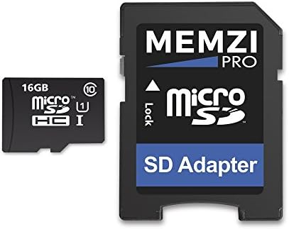 MEMZI PRO 16GB Class 10 90MB/s Micro SDHC Memória Kártya SD Adapter Samsung Galaxy S7 Sorozat Mobiltelefonok