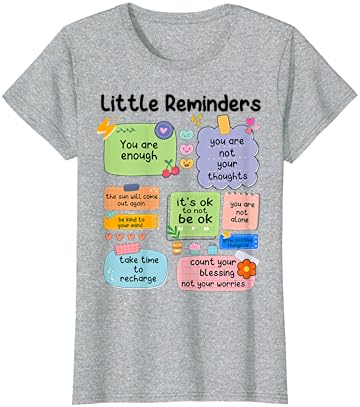 Kis Emlékeztetők, Vagy Elég A Mentális Tudatosság, T-Shirt