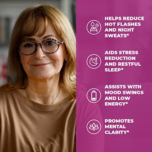 A menopauza Támogatás - Hangulat, az Energia, az Agy Egészségének, Aludni Kiegészítése - a Forró Flash, Éjjel Izzadni, valamint