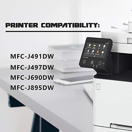 INK4WORK Kompatibilis Tintapatron Csere LC3013 LC-3013 XL LC3011 használható MFC-J491DW MFC-J497DW MFC-J690DW MFC-J895DW (4