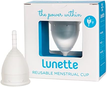 Lunette Újrafelhasználható Menstruációs Csésze, Modell Időszak 1 Csésze enyhe vagy Mérsékelt Áramlását, Tiszta
