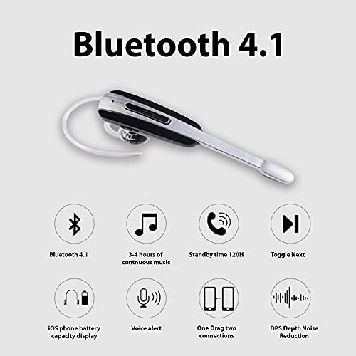 Tek Styz Fülhallgató Kompatibilis a Samsung Galaxy Note II Verizon a Fül Vezeték nélküli Bluetooth zajszűrő Fülhallgató (Fekete/Arany)