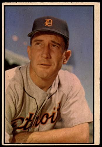 1953 Bowman 132 Fred Hutchinson Detroit Tigers (Baseball Kártya) Dean Kártyák 2 - JÓ Tigrisek