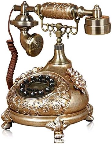 PDGJG Antik Vezetékes Telefon High-end Luxus Otthon Retro Vezetékes Vezetékes Telefon, Otthoni Hotel