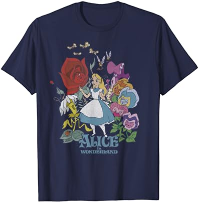 Disney Alice Csodaországban Séta A Virágok Póló