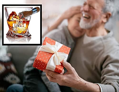 Régi Életünket Számít, Üveg Whiskey - 2 Pack - Üveg Whiskyt 11 oz - Vicces Szülinapi vagy Nyugdíjas Ajándék idősek - a Régi Whiskys