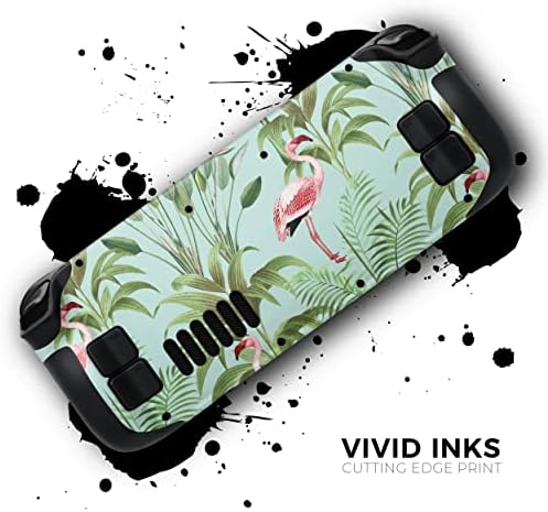 Design Skinz - Kompatibilis Gőz Deck - Bőr Matrica Védő karcálló Cserélhető Vinil-Wrap Fedél - A Trópusi Flamingo Jelenet