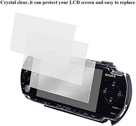 OSTENT 3 x Ultra Tiszta Képernyő Őr Film LCD Védő Bőr a Sony PSP 1000/2000/3000