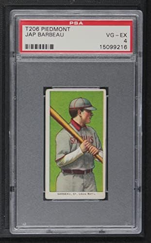 1909 T206 Japán Barbeau St. Louis Cardinals (Baseball Kártya) PSA a PSA 4.00 Bíborosok