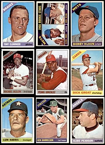 1966 Topps Baseball 100 Kártya Starter Set/Sok (Baseball Szett) VG