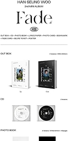 Victon Han Seung Woo Fade 2. Mini Album 2 Verzió CD+100p Fotókönyv+Dalszöveg Papír+1p fénykép kártya+1p Könyvjelző+Nyomkövető