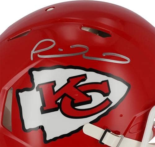 PATRICK MAHOMES Dedikált Kansas City Chiefs Sebesség Hiteles Sisak FANATIKUSOK - Dedikált NFL Sisak