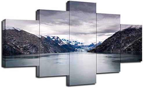 Artbrush Torony Glacier Bay Nemzeti Park, Alaszka Wall Art Nappali, Vászon, Művészi, Természet, Táj Fali Dekoráció Képek Festmények