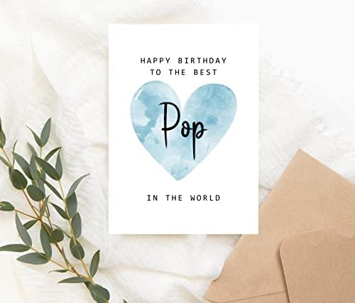 MoltDesigns Boldog Születésnapot, Hogy A Legjobb Apa A Világon Kártya - Pop Szülinapi Kártyát - Pop Kártya - apák Napja Ajándék - Boldog
