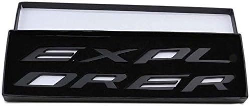 xianhu Matt Fém Hood Betű szimbólum Ford Explorer, Nem Műanyagból,Kocsi Fedelét angol Betű Logó Autó Dekoráció Explorer -Fekete