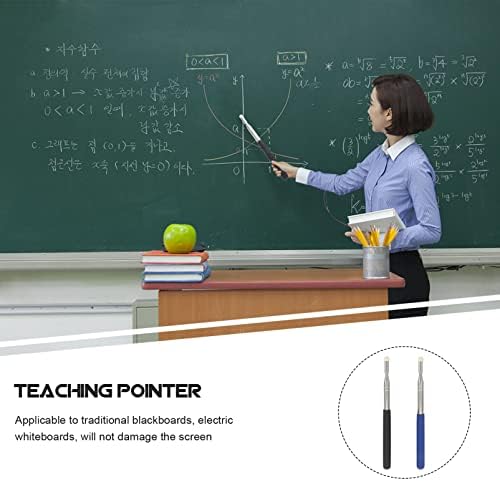 NUOBESTY Mini Tábla 2db Tanár Kezét, Pointer Rozsdamentes Acél Tanítás Mutató Kihúzható Kéz Mutató Osztálytermi Tábla Mutató Tanítást Segítő