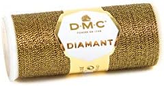 DMC Diamant Fémes Kézimunka Szál, 38.2-Udvar, Arany, Fekete