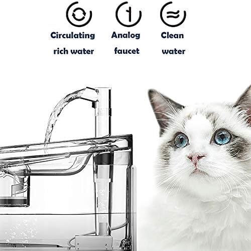 Jankso Pet Szökőkút, Víz Adagoló, Kutya vagy macska Víz adagolók,macska Víz Adagoló, Nagy Kapacitású Ultra-Csendes Víz adagolók, Több Ivóvíz