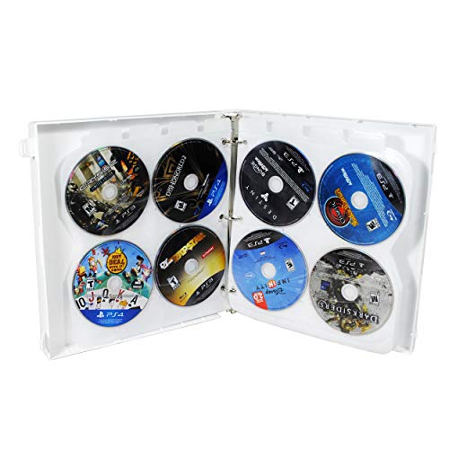 UniKeep Nagy Kapacitású PlayStation Témájú Lemez Tároló Esetben - Tartja 80 Lemezek