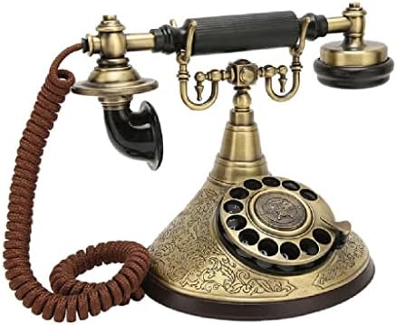 KXDFDC Vintage Telefon Forgó Tárcsázási Vezetékes Régimódi Telefon Kézibeszélő Csengőhang Hangerejének Beállítása a Tanulmány Hálószoba