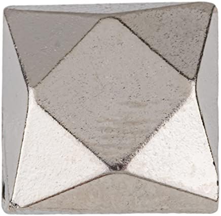 Nikkel Bevonatú Csonka Nyolcszögletű Piramis Fejét Kárpit Tacks | 1/2 Átmérőjű × 1/2, Hosszú | Csomag 10 | Dekoratív Köröm Fej Bútor |