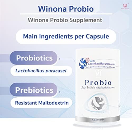 Winona Probio, Több mint 1 Milliárd Élő Lactobacillus paracasei Probiotikumok, Természetes, kutatott s által Kifejlesztett, általános