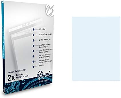 Bruni képernyővédő fólia Kompatibilis Easypix W1024 Splash Védő Fólia, Crystal Clear Védő Fólia (2X)