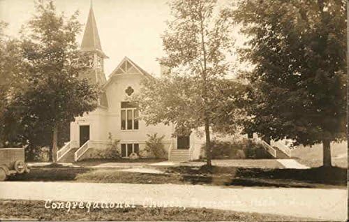 Első Gyülekezeti Templom Benzonia, Michigan-MI az Eredeti, Antik Képeslap, 1931