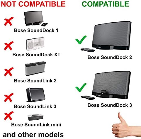 HQRP Csomag +/-18V AC Adapter, valamint Távirányító Kompatibilis a Bose SoundDock Series II 2, Series 3 III. 310583-1130 Digitális