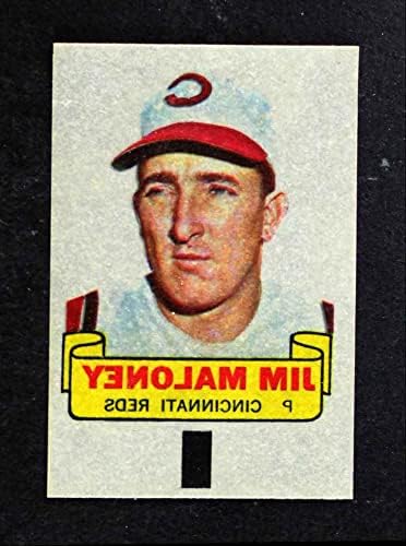 1966 Topps Jim Maloney Cincinnati Reds (Baseball Kártya) NM Vörösök