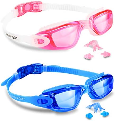 EverSport Úszni Szemüveg Csomag 2 Úszás Védőszemüveg Anti-Köd a Felnőtt Férfiak, Nők, Fiatalok, Gyerekek