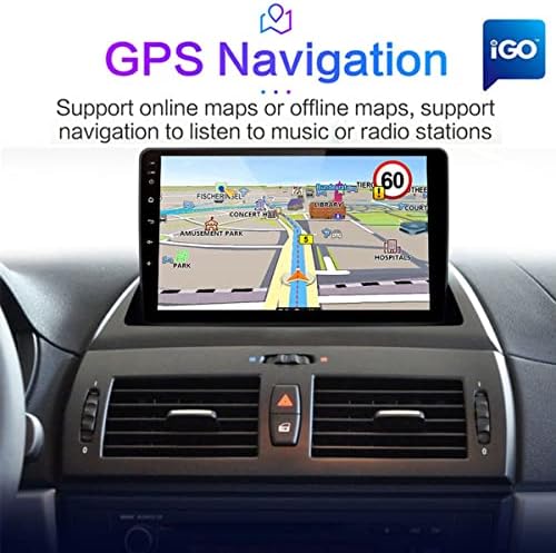 Android 10 9 Autó Hifi Ért Támogatja a Kormány Irányítja a B-MW X3 E83 2004-2012 Bluetooth GPS Navi Beépített CarPlay Video DVR