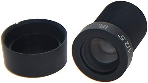 Othmro 2db 12mm CCTV Kamera Lencséje 5MP F2.0 Pixel Biztonsági WiFi Kamera Lencse, 1/2.5 Inch Széles Látószögű Kamera M12
