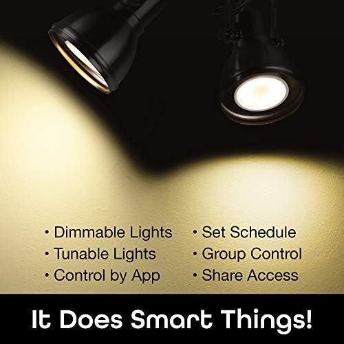 Geeni LUX MR16 2-Pack LED Smart Spot Lámpa Szabályozható Hangolható GU10 Izzó 35W Egyenértékű 350 Lumenes, Nem Hub Szükséges Működik,