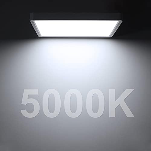 LED süllyeszthető Mennyezeti Lámpa Lámpatest, 5000K Nappal Fehér, 12 colos 24W, 3200LM, Vékony, Lapos Lámpatest, Négyzet Modern