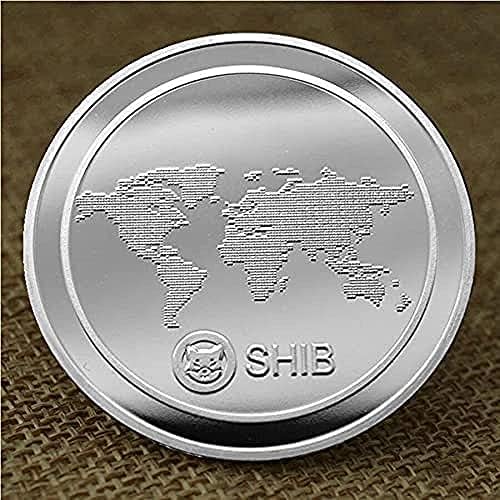 Shiba Inu|Dogecoin Fizetőeszköz Virtuális Valuta|Ezüst Kihívás Művészeti Emlékérme|Bitcoin Gyűjthető Kézműves Műanyag Doboz