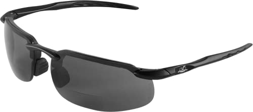 Bullhead Biztonsági Kardhal Bifokális Biztonsági Szemüveg, 2.0 Dioptria, ANSI Z87+, Olvasó Szemüveg UV Fény Védelem, valamint Anti-Semmiből