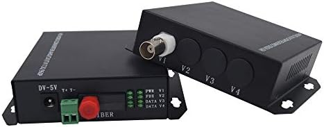 Primeda-telecom Videó Multiplexer Több mint 1 Optikai fel 20 km-re a Hikvision Dahua 960P CVI TVI AHD HD Kamerák (1 Csatorna Nélkül RS-485)