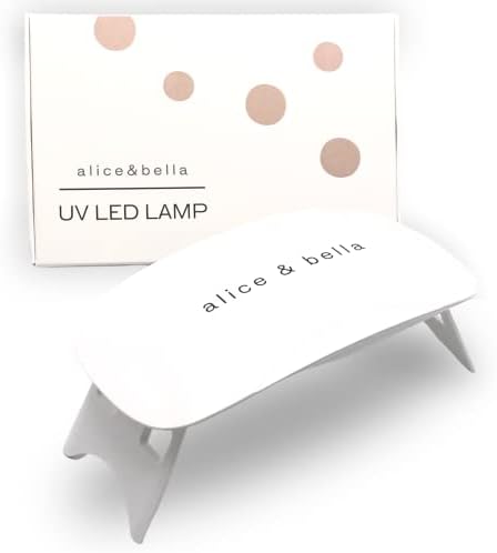 UV Lámpa Köröm Zselé Gyógyító által Alice & Bella - Gyógyítja meg a Nail Gel Termék - Top Coat, Építő Zselé, Félig Gyógyult