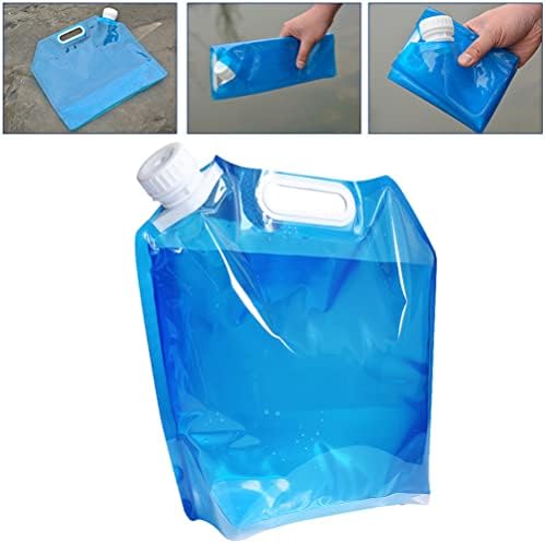 CLISPEED 2db Lehajtható Víz Tároló Konténerek, 10L BPA Mentes Élelmiszer Biztonságos Víz teherhordó Flakont Hordozható Összecsukható Víz