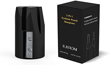SUSROM 2-in-1 Szemöldök Ceruza Hegyező a Fa & Vízálló Peel-Off szemöldök Ceruza, Multi-Funkciós, Műanyag De, szemfesték, Kozmetikai Eszköz