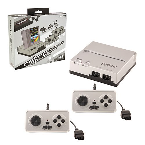 Retro Kicsit Nintendo NES Szórakoztató Rendszer (Ezüst/Fekete)