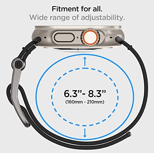 Spigen DuraPro Flex Célja az Apple Nézni Zenekar Apple Nézni Ultra 49mm, Sorozat 8/7 45mm, Sorozat SE2/6/SE/5/4 44mm, mind a