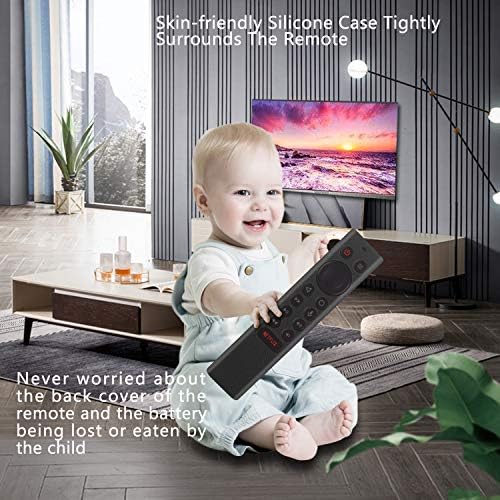CHUNGHOP Védő Szilikon Távoli Fedezni NVIDIA Shield Pro TV/4K HDR Távirányító Mosható Anti-Elveszett Távoli Esetben a Távoli-Fekete
