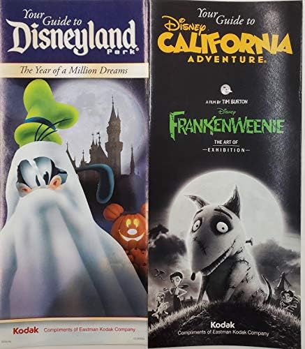 Disneyland Park Készlet 8 Térkép Idegenvezetők, Mely elvarázsolt Kastély Mickey Halloween Fantasmic Ostoba PMA32